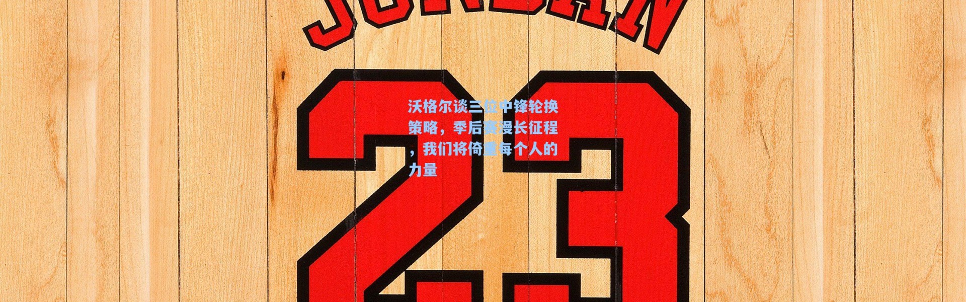 沃格尔谈三位中锋轮换策略,季后赛漫长征程,我们将倚重每个人的力量