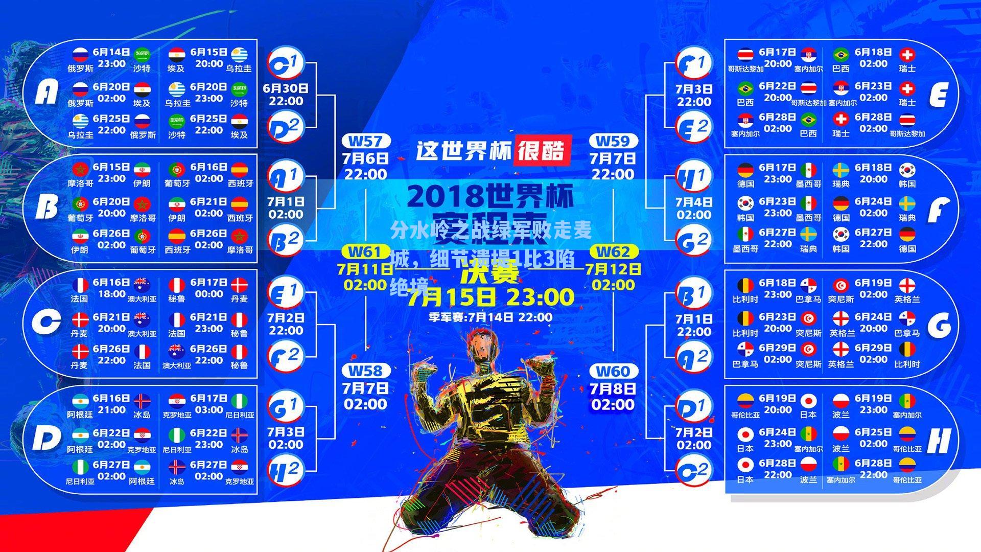 分水岭之战绿军败走麦城,细节溃堤1比3陷绝境